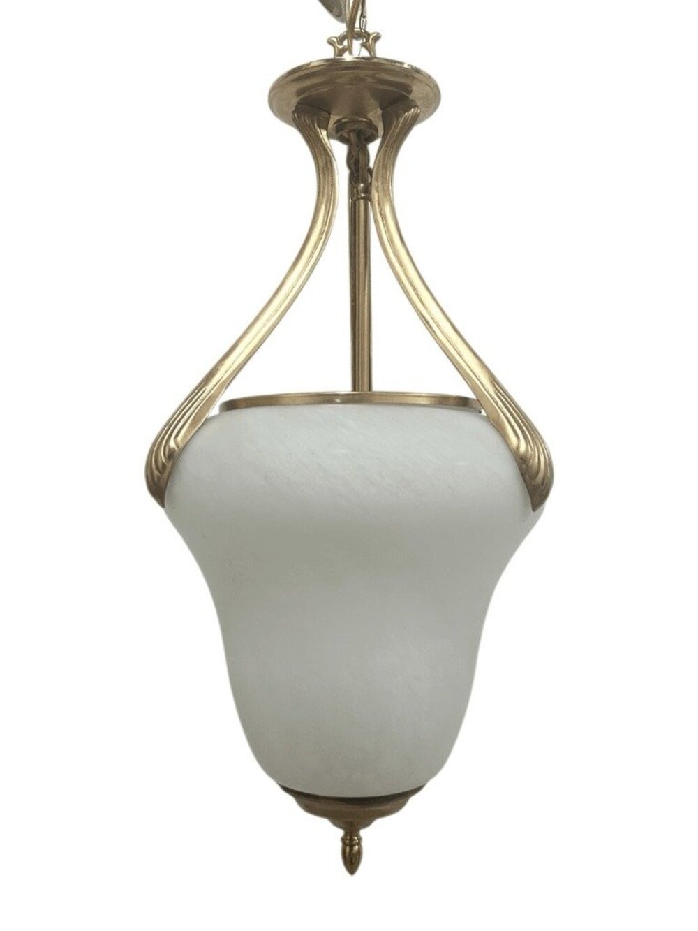 Vintage Marbled Glass Pendant Hallway Light